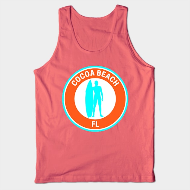 Cocoa Beach Florida Tank Top by fearcity